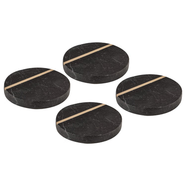 Black Emerson Coasters (Set of 4)